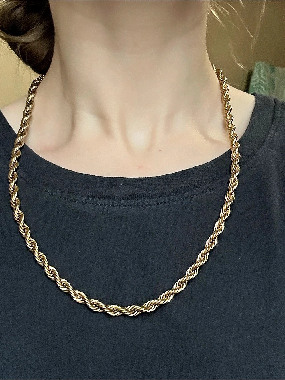 Gold Rope Chain Necklace 22” - The Gold Gods